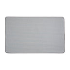 Badmat 78x48x1 cm Grijs Polyester Ster