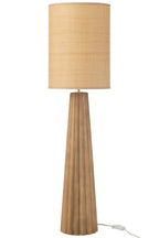 J-Line lamp Paraplu Ailanthus - hout - naturel - large