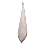 Theedoek 50x70 cm Beige Grijs Katoen Hartjes