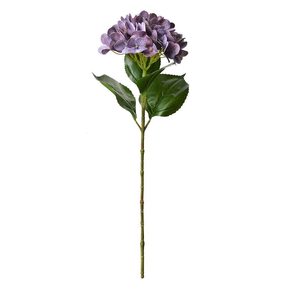Kunstbloem Hortensia 68 cm Paars Kunststof
