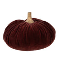 Decoratie Pompoen Ø 20x14 cm Rood Polyester