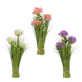 Bloem bundel wit roze paars 3 assorti
