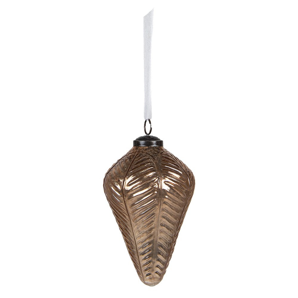 Kerstbal XL Ø 10 cm Goudkleurig Glas Kerstdecoratie