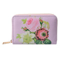 Portemonnee 10x15 cm Roze Polyester Bloemen