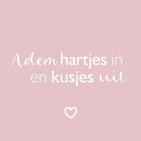 Cadeau kaartjes - Adem hartjes - 20 stuks