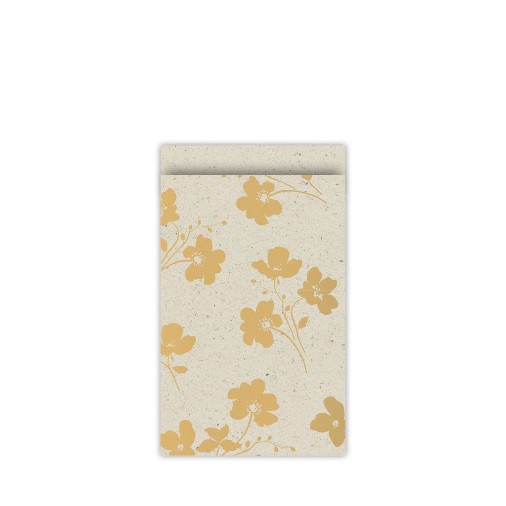 Classic Flowers - Cadeauzakjes grass/goud