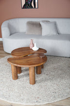 Vloerkleed Steve Beige Rond ø200 cm