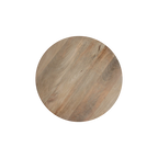 Bullnose bijzettafel naturel 55 cm