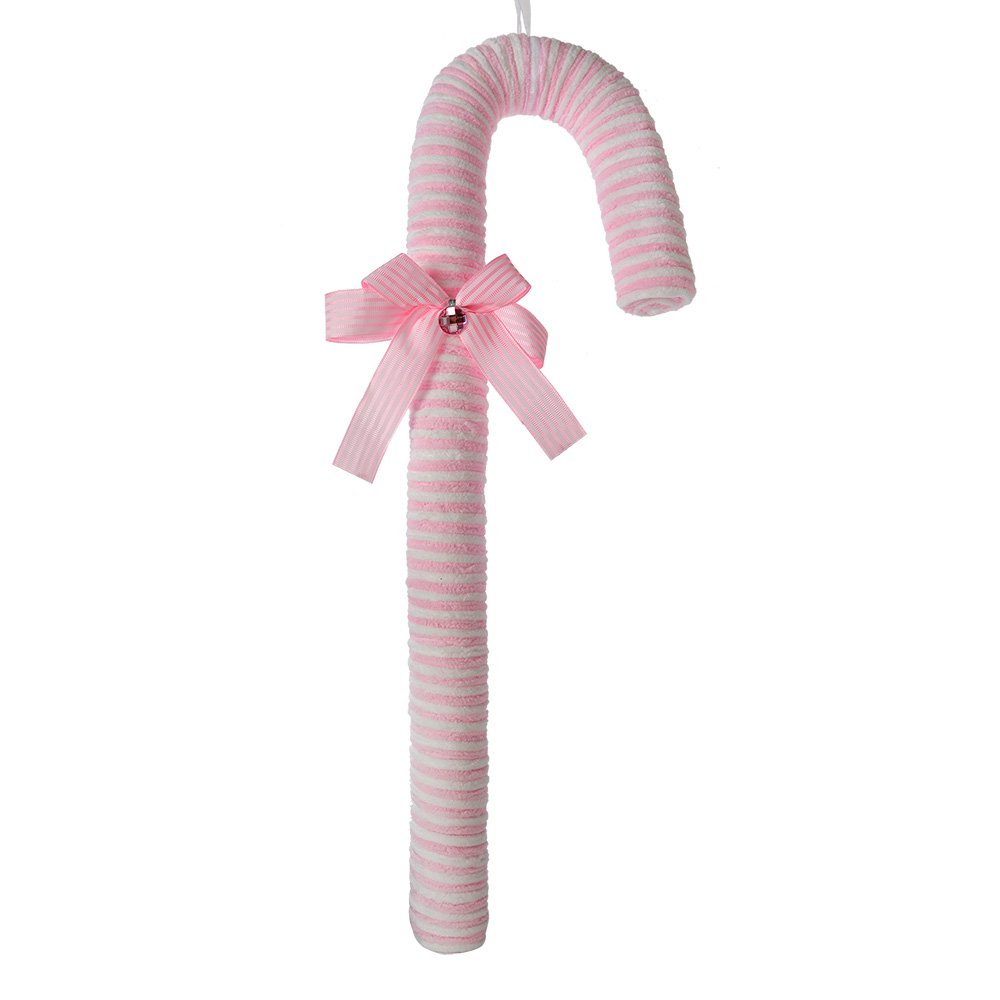 Kersthanger Zuurstok 56 cm Roze Kunststof