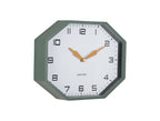 Wandklok moderne fabriek achthoek