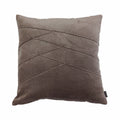 Uneven Pintuck kussen taupe 45x45cm