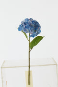 J-Line bloem hortensia Frisse Toets - textiel - blauw - L