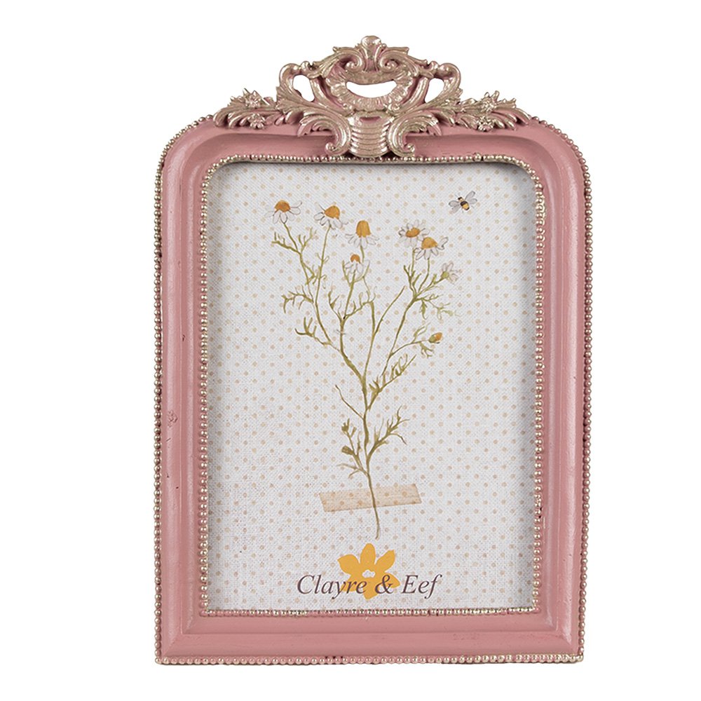 Fotolijst 10x15 cm Roze Polyresin Fotokader
