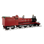 Decoratie Beeld Trein 86x18x27 cm Rood Metaal