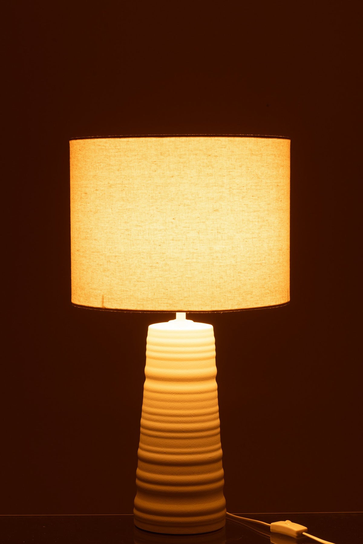 J-Line lamp - keramiek - wit