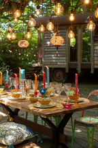 J-Line hanglamp mozaïek oranje small