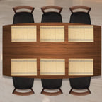 Placemats – Omkeerbaar bamboe – 45x30 cm, set van 6