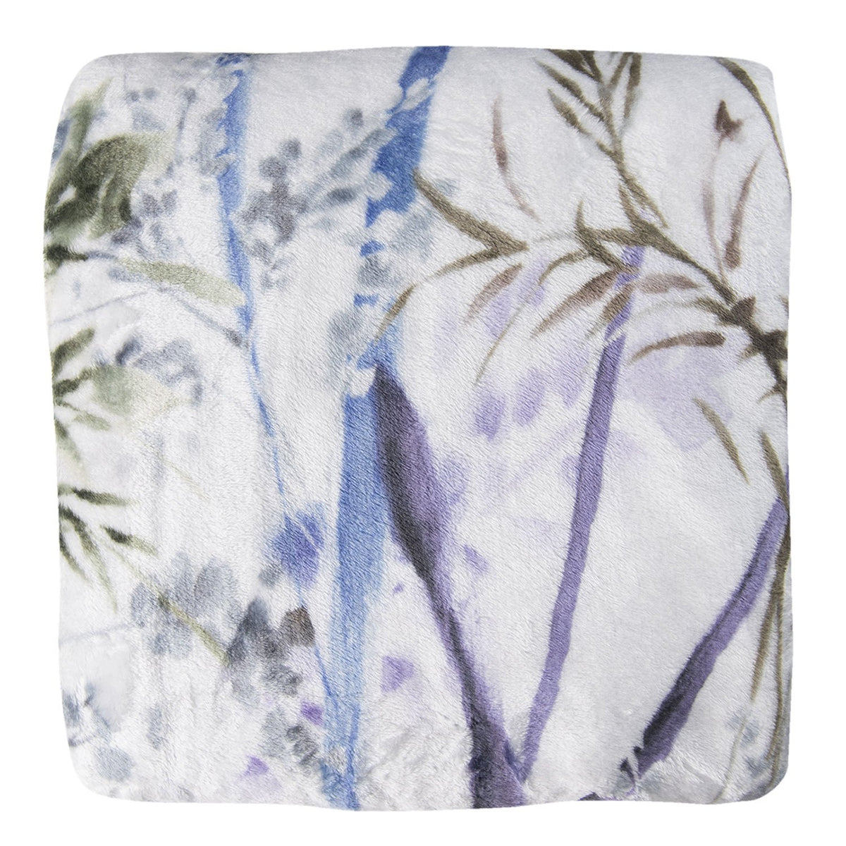 Plaid Wit Groen, Polyester 130x180 cm