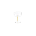 Champagneglas 20cl coupe geel Fizz - Set van 2