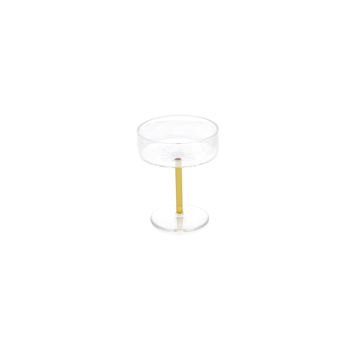 Champagneglas 20cl coupe geel Fizz - Set van 2