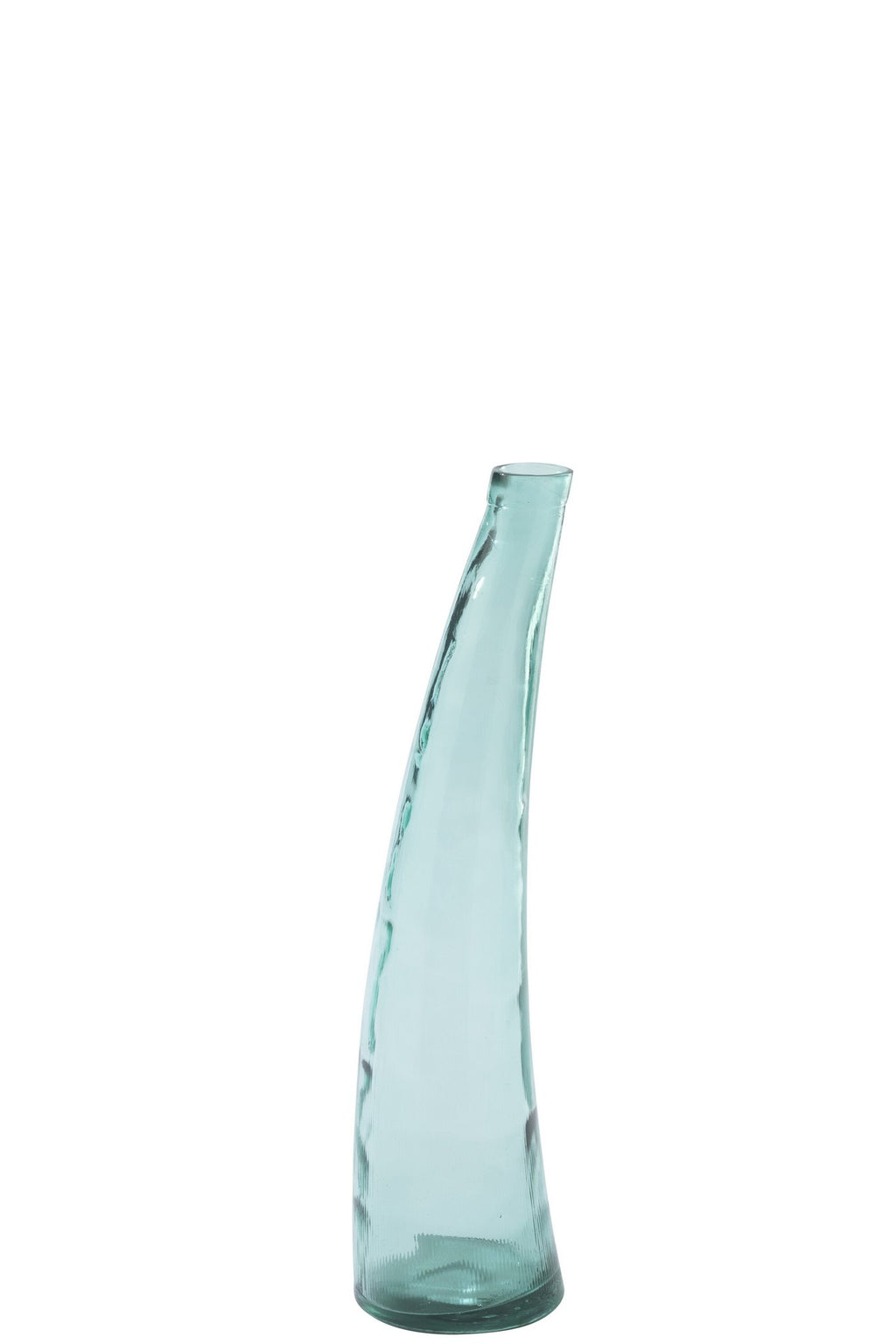 J-Line vloervaas - glas - azuurblauw - S