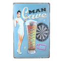 Mancave Retro Wandbord 30x20