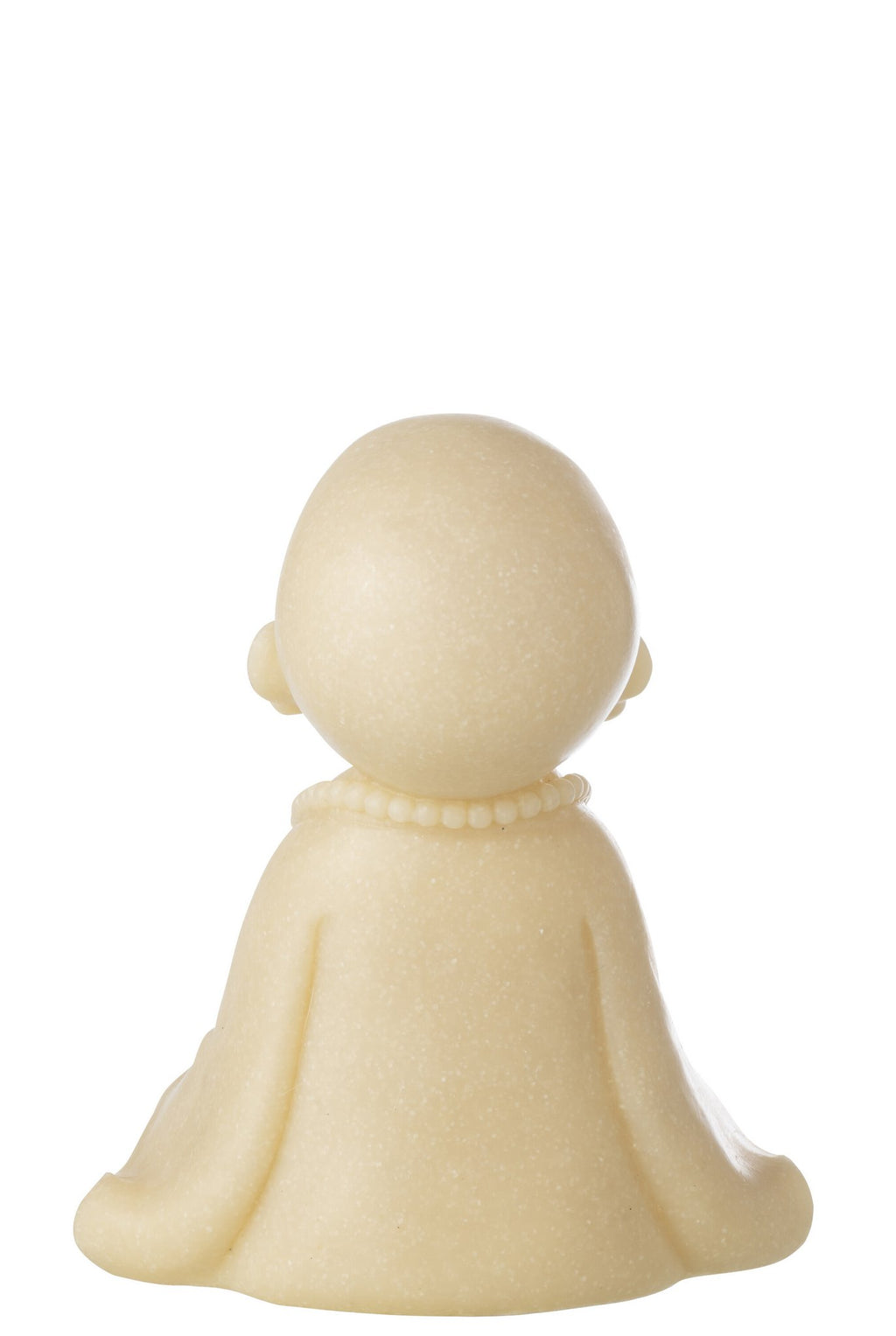 J-Line decoratie Monnik Zen - polyresin - geel - L