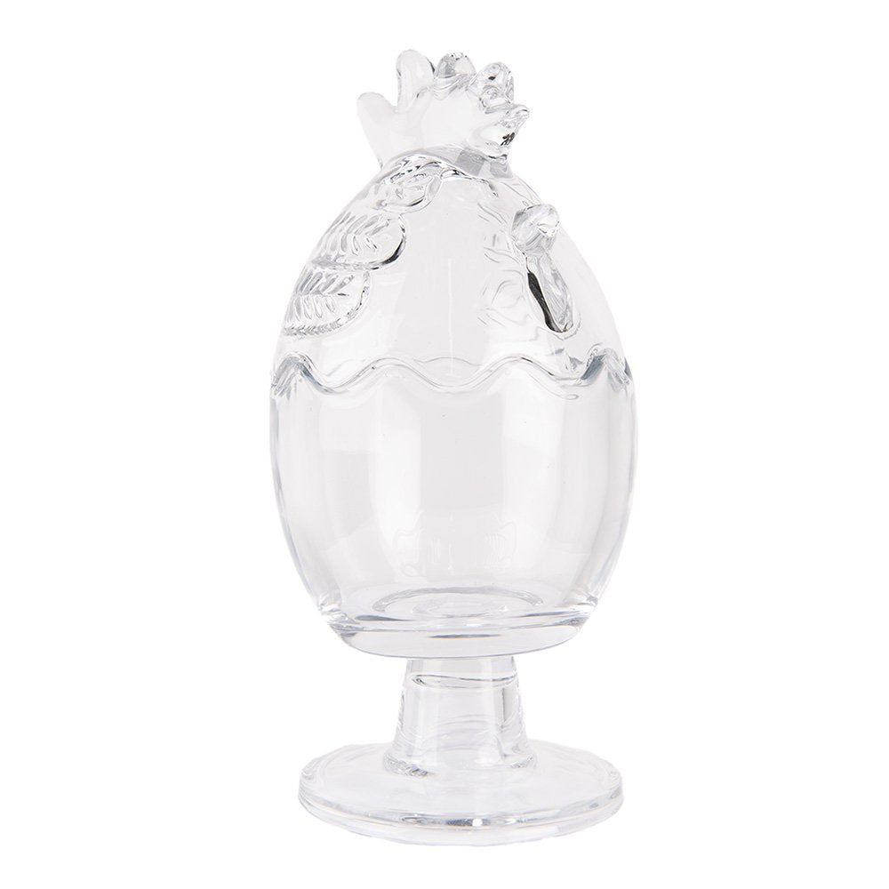 Glazen potje Kip Ø 10x22 cm Transparant Glas