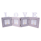 Fotolijst 10x10 cm Grijs Wit MDF Fotokader