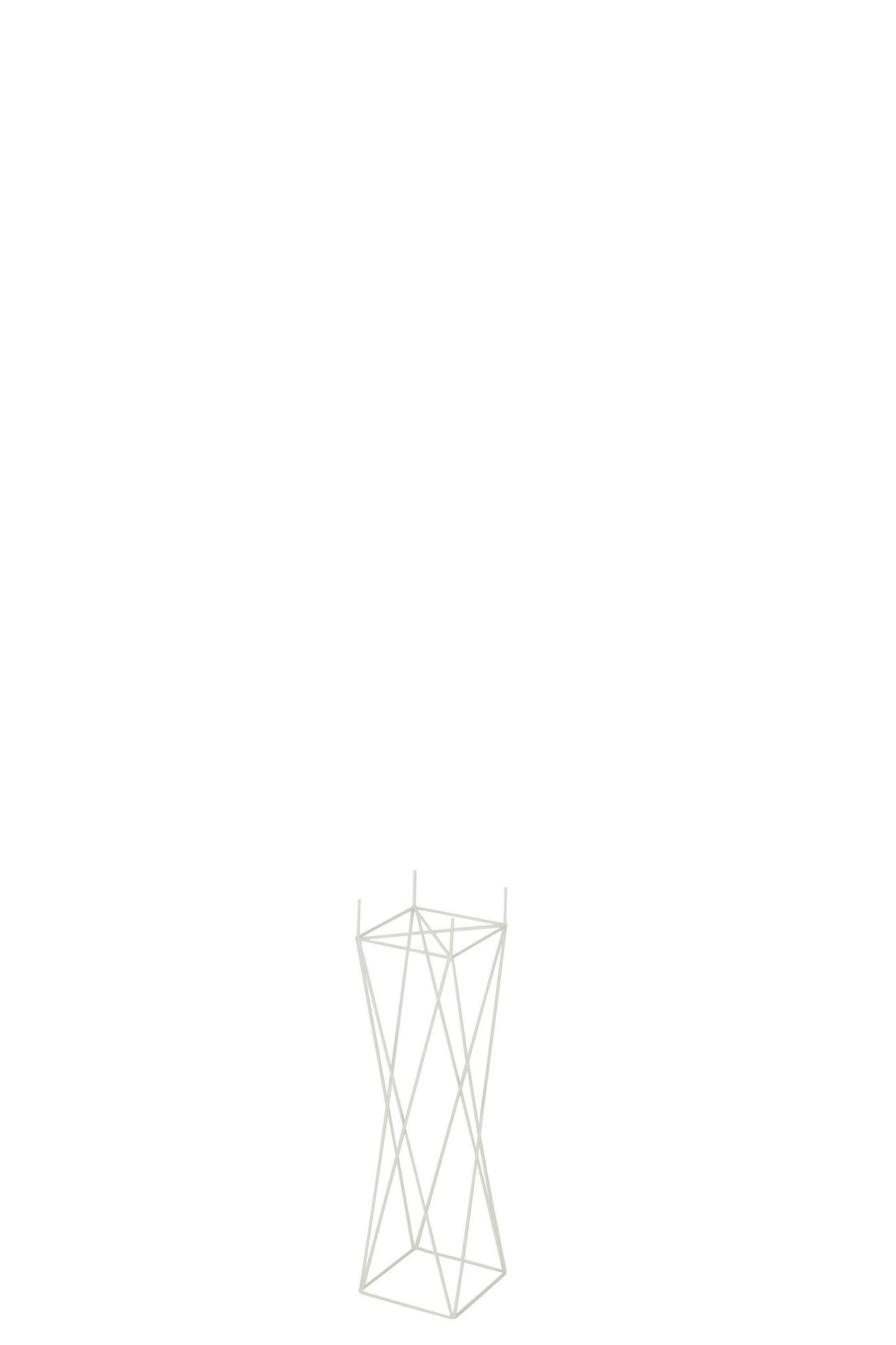 J-Line staander Kruis - metaal - wit - small - 55 cm hoog