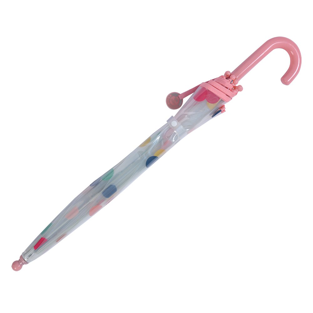 Kinderparaplu Ø 65x65 cm Roze Kunststof Stippen Paraplu Kids
