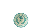 J-Line kom Granada High - keramiek - wit/aqua - medium - Ø 22 cm