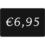 Prijskaart - zwart - € 6.95 - 10 stuks