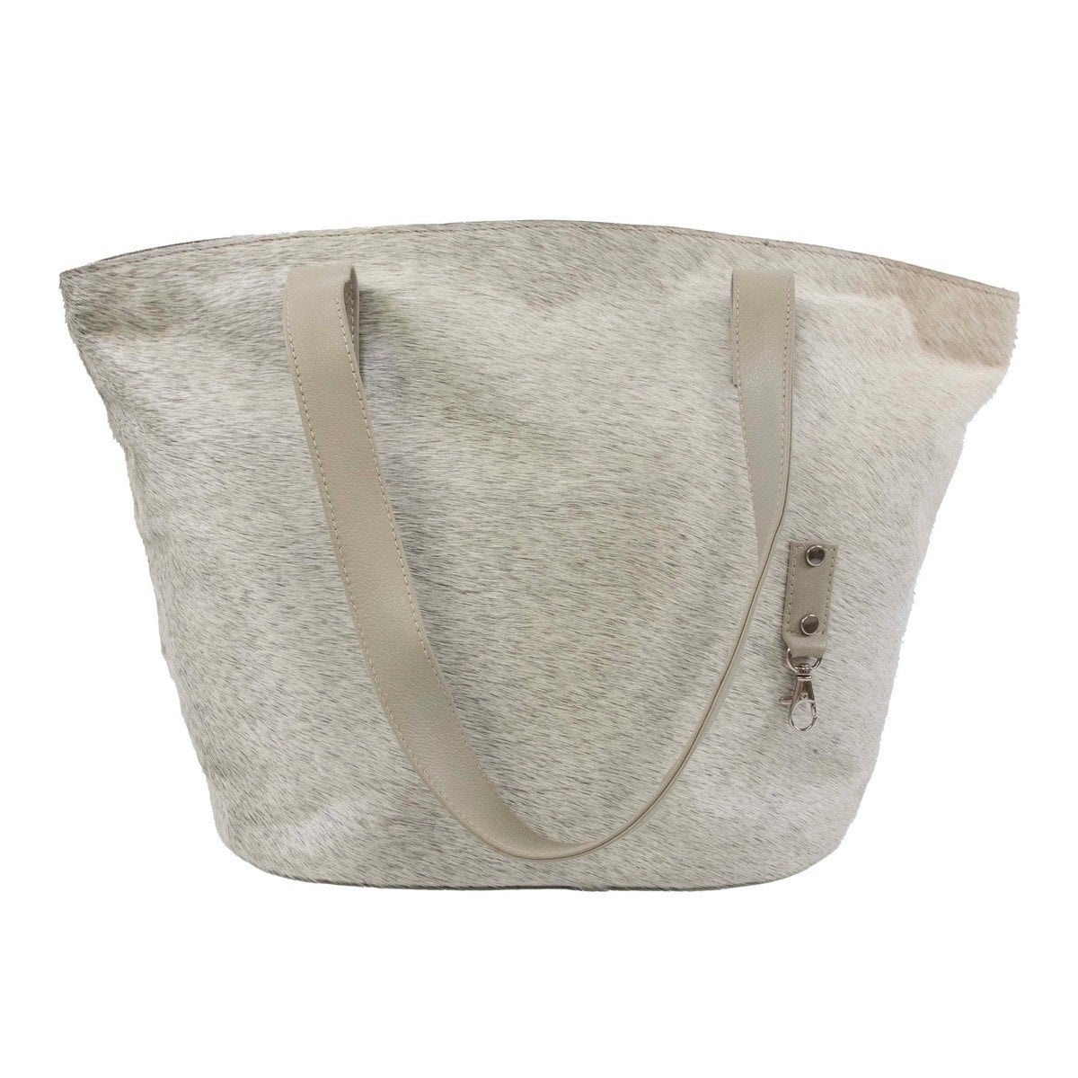 Handtas koe grijs 46x30x18cm (bos taurus taurus)