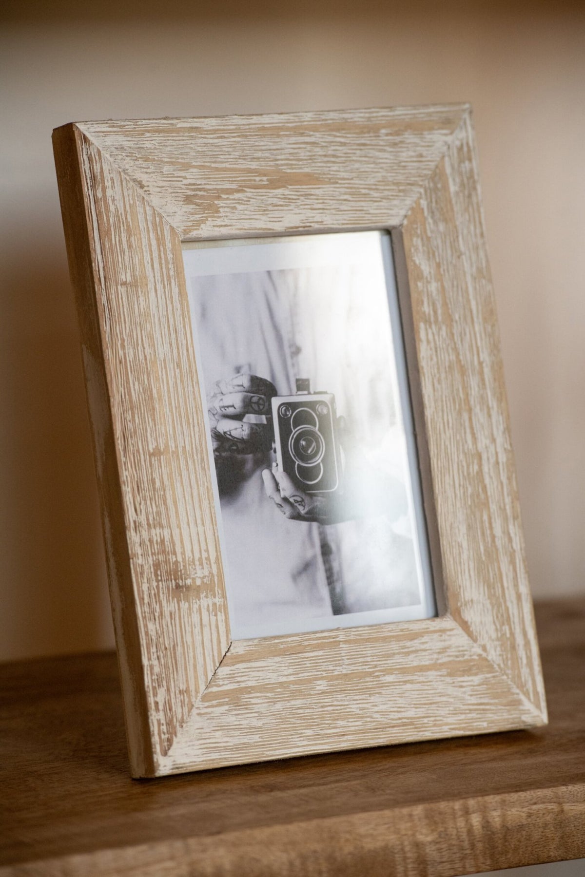 J-Line Fotolijst - hout - gebroken wit - large