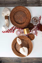 Laderplaat rattan - dia 22-32 cm