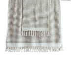 PomPom Handdoek Taupe