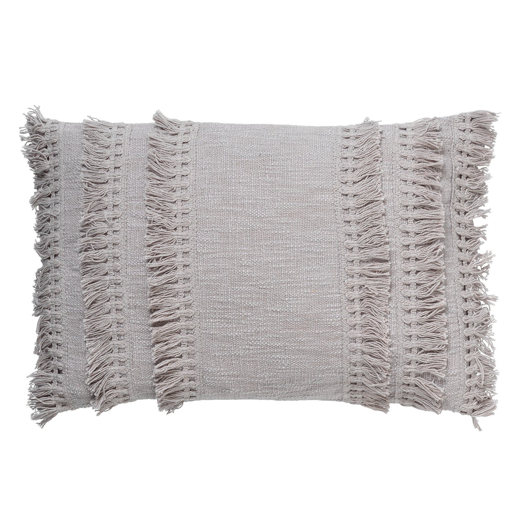 Nederlands decor Fara - Cushion 40x60 cm Micro Chip - Gray