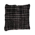Cushion Chenille Tweed 45x45 zwart