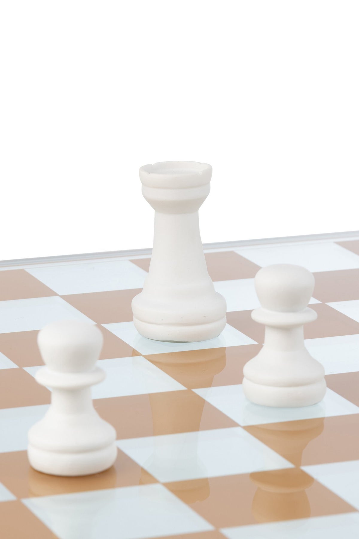 J-Line decoratie schaakspel - polyresin - mix