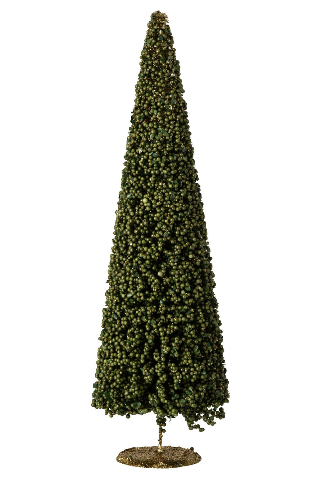 J-Line Boom met bessen - synthetisch - mosgroen - large