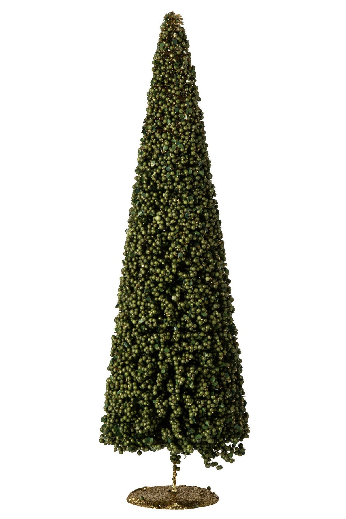 J-Line Boom met bessen - synthetisch - mosgroen - large