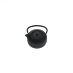 Theepot 70cl lijnen zwart Sencha