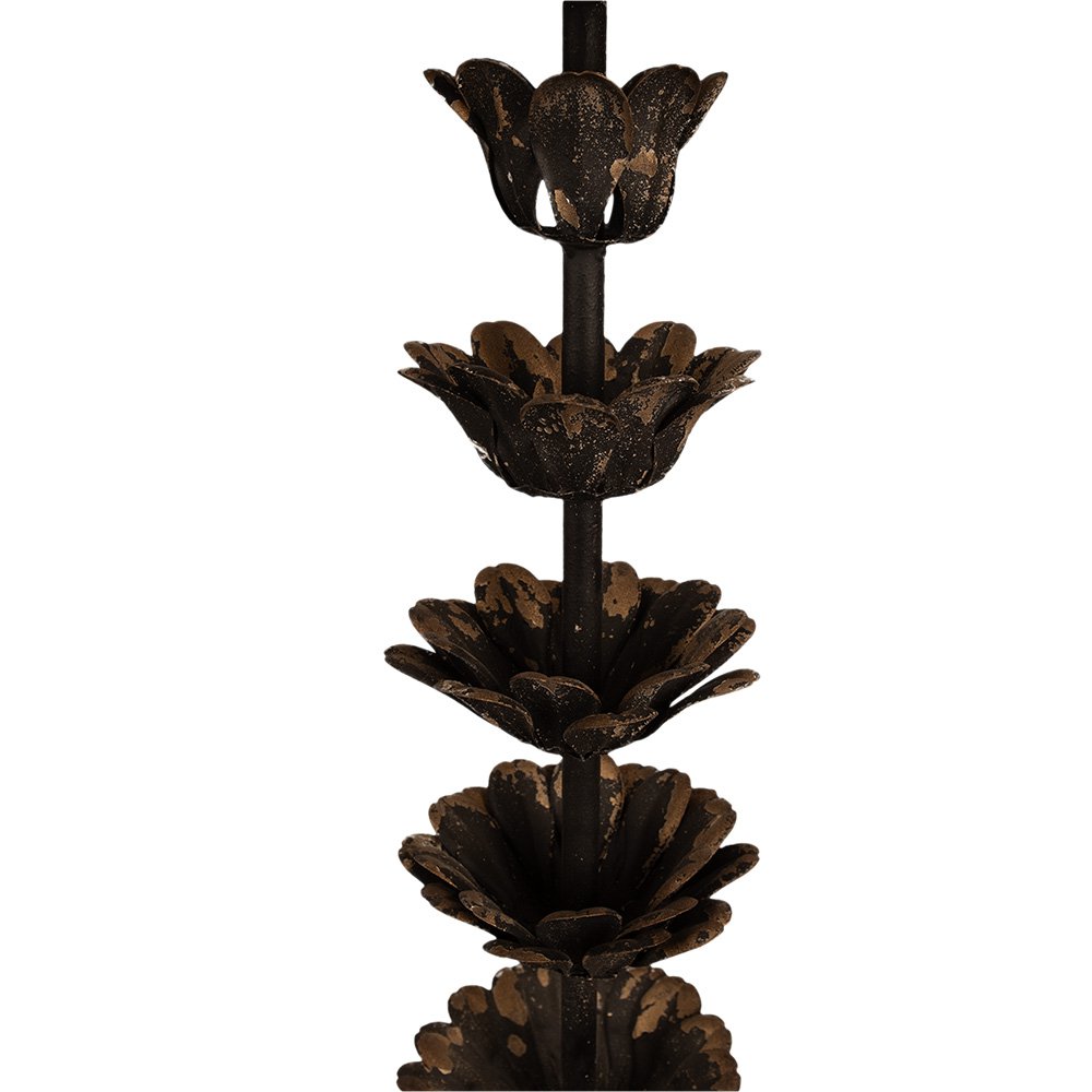 Tafellamp Ø 30x81 cm Bruin Metaal bureaulamp