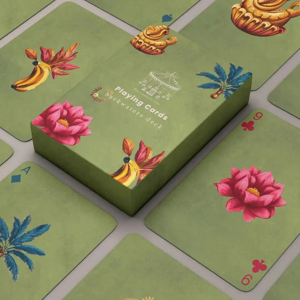 Speelkaarten – Backwaters-dek| Set van 2 | Premium op de kust geïnspireerd verzamelkaartspel voor cadeaus en thuisentertainment