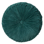 Dutch Decor Kaja - Kussen Ø40 cm - Rond - Fluweel - Alsemgroen - Groen