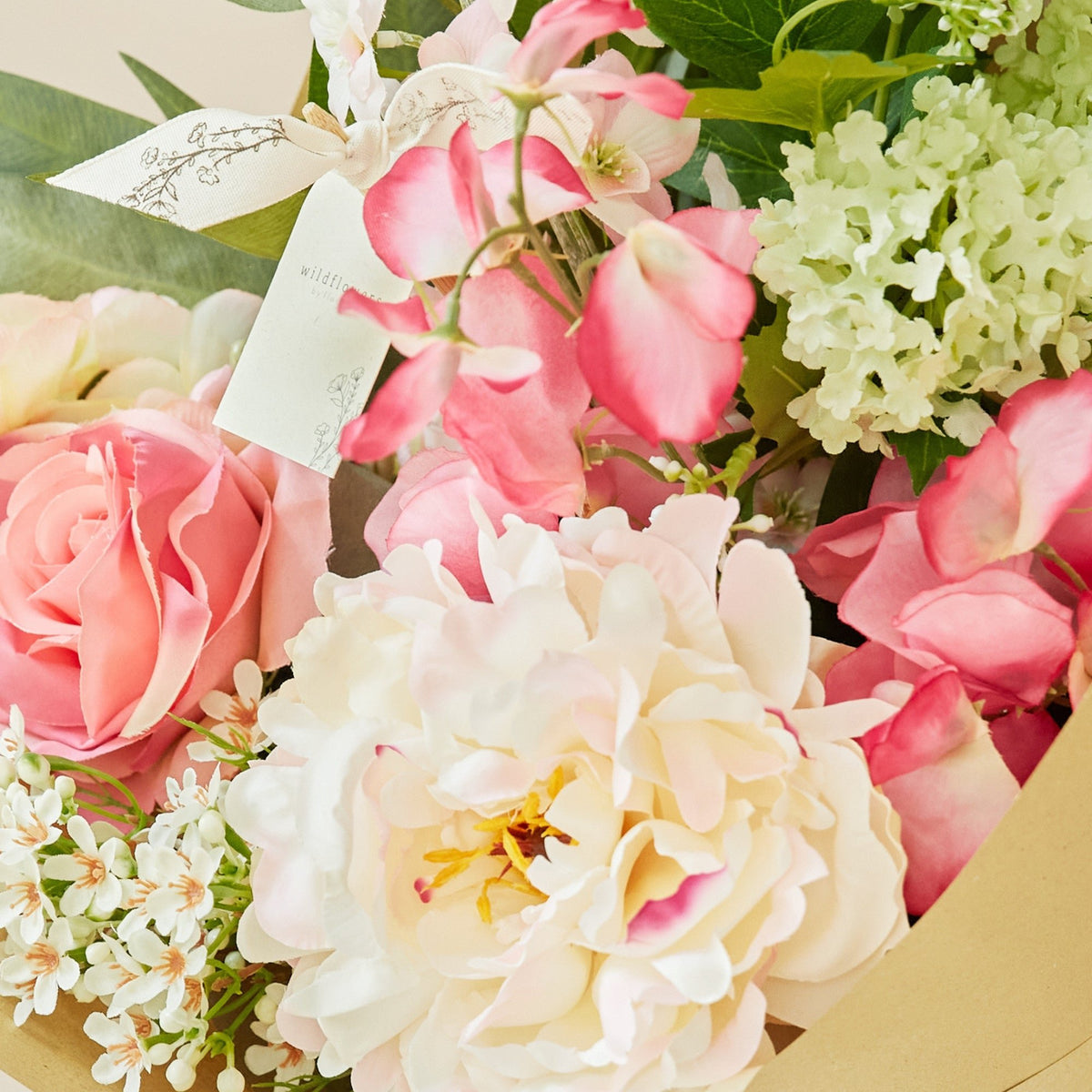 Classic Artificial Bouquet - Pink Elegance