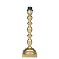 Lampvoet ornament champagne goud 12x12x40cm