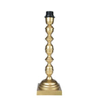 Lampvoet ornament champagne goud 12x12x40cm