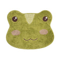 Badmat 60x48x1 cm Groen Polyester Kikker